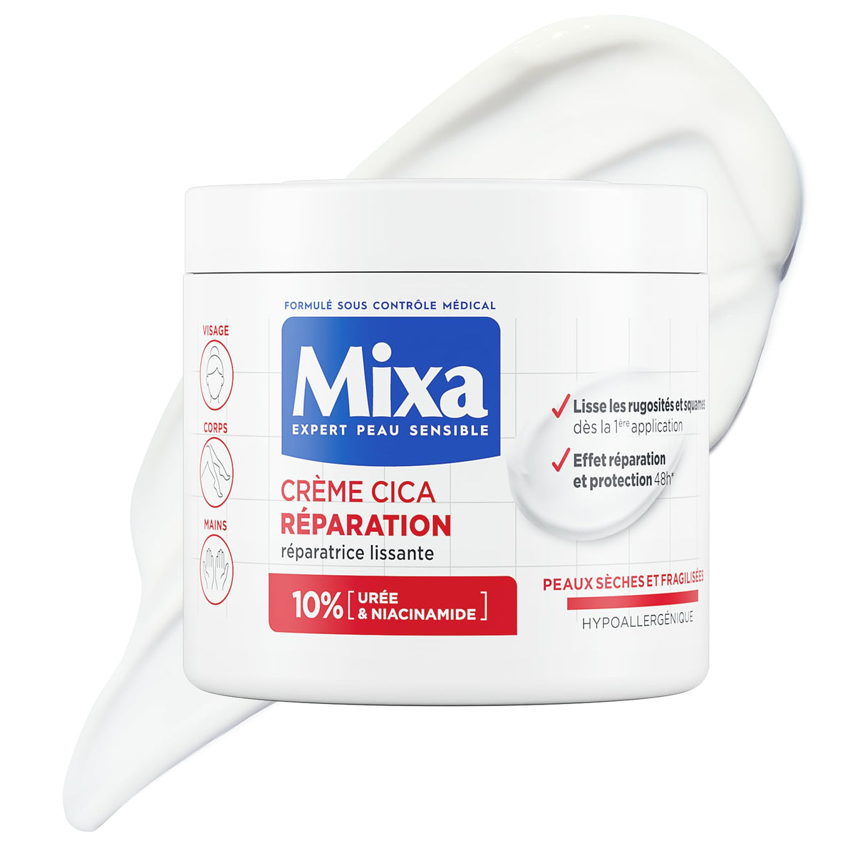 L’Oréal Professionnel Paris Mixa Cica Repair Cream packshot highlights hydrating repair.