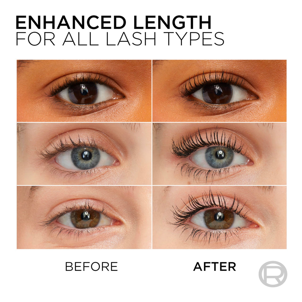 L'Oreal Telescopic comb-side brush separates lashes for a clump-free finish.
