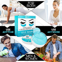 Lorelis Lab hyaluronic acid eye mask delivers lasting hydration