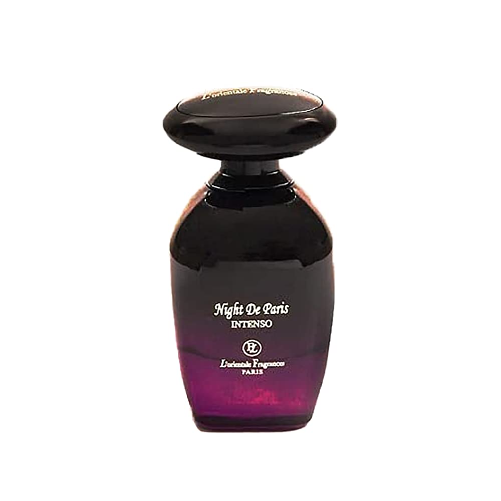 Lorientale Fragrances Night De Paris Intenso box packaging, ideal for gifting occasions.