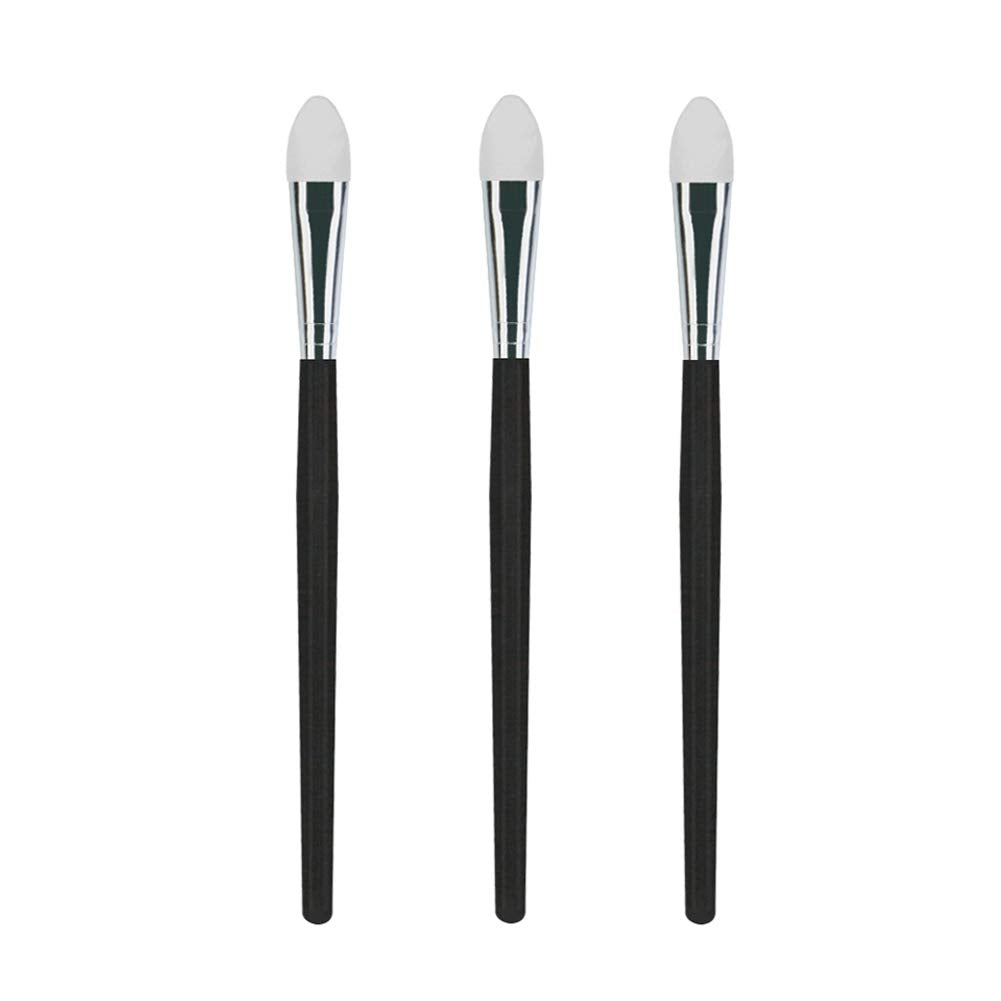 LORMAY silicone eyeshadow brush set on vanity for salon-style blending.