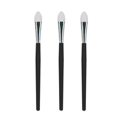 LORMAY silicone eyeshadow brush set on vanity for salon-style blending.