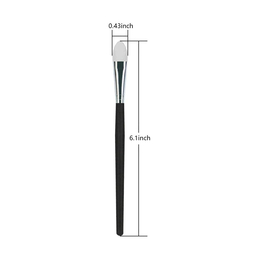 LORMAY lip-product brush glides smoothly for precise lip color application.
