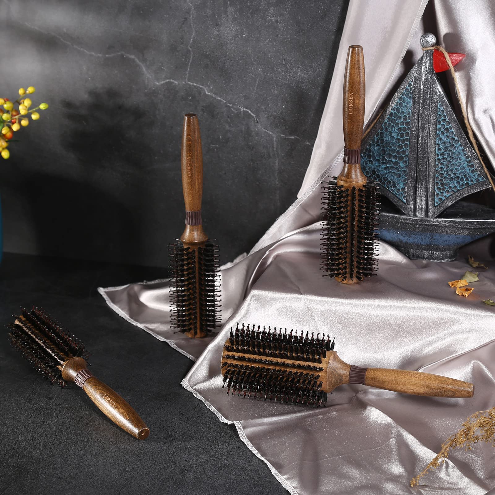 LORSEX brush-cleaner-carry bag included for easy maintenance and travel.