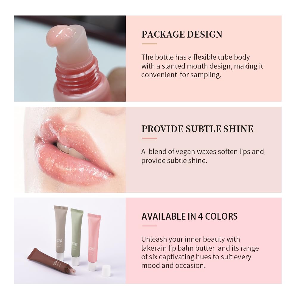 Loske Summer Butter Lip Balm Iced Coffee swatch offers cocoa tint and warmth.