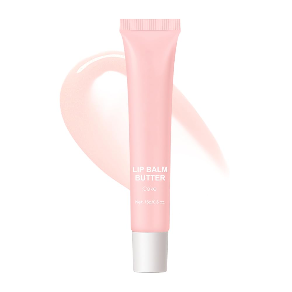 Loske Summer Butter Lip Balm Vanilla swatch adds subtle shine and hydration.