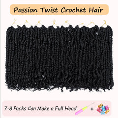 LOSMOEER pre-twisted crochet hair pack demonstrates ready-to-install convenience