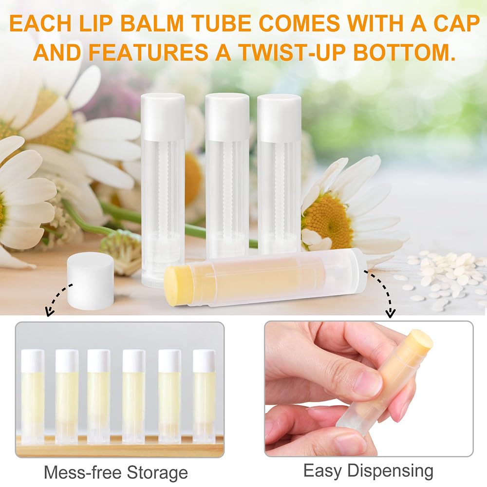 LotFancy BPA-free lip balm containers ensure safe DIY formulations.