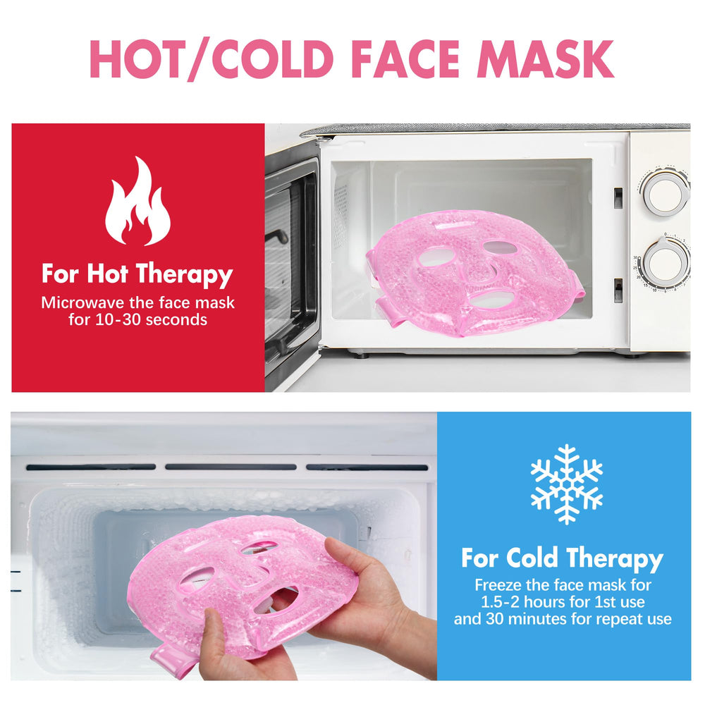 LotFancy Face Ice Pack washable and reusable for daily skincare routines.