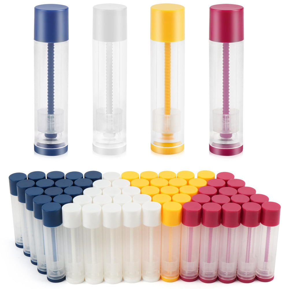 LotFancy lip balm tubes 60 empty showcase DIY packaging for on-the-go lip care