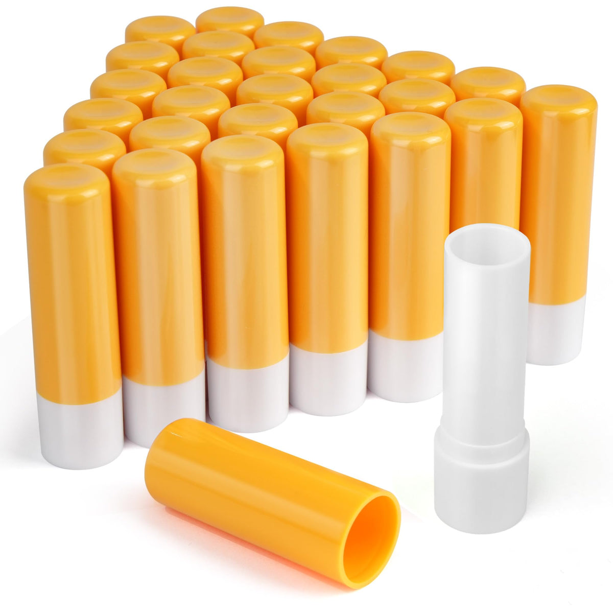 LotFancy lip balm tubes empty packaging for DIY lip care kits.