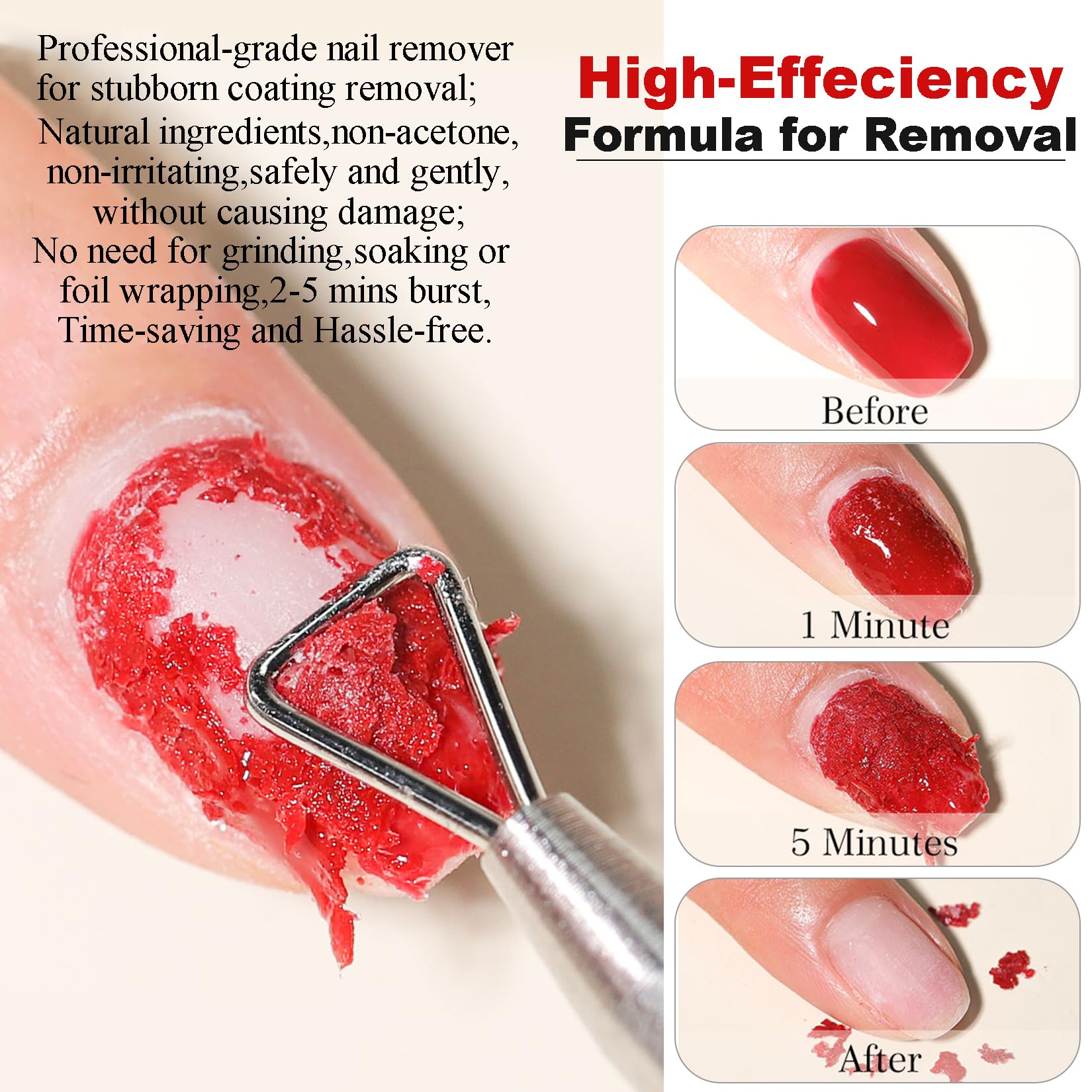 LOUINSTIC cuticle oil bottle nourishes dry cuticles after removal.