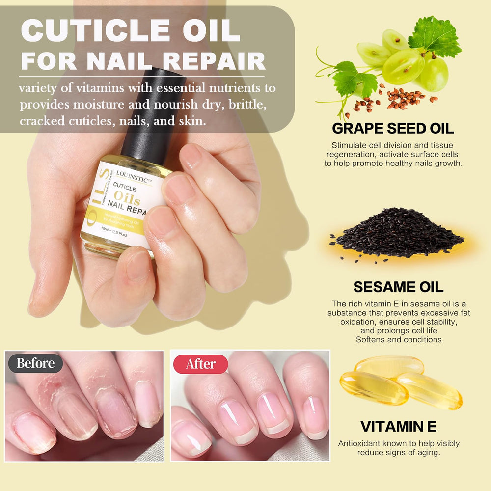 Louinstic gel polish remover close-up demonstrates simple at-home routine