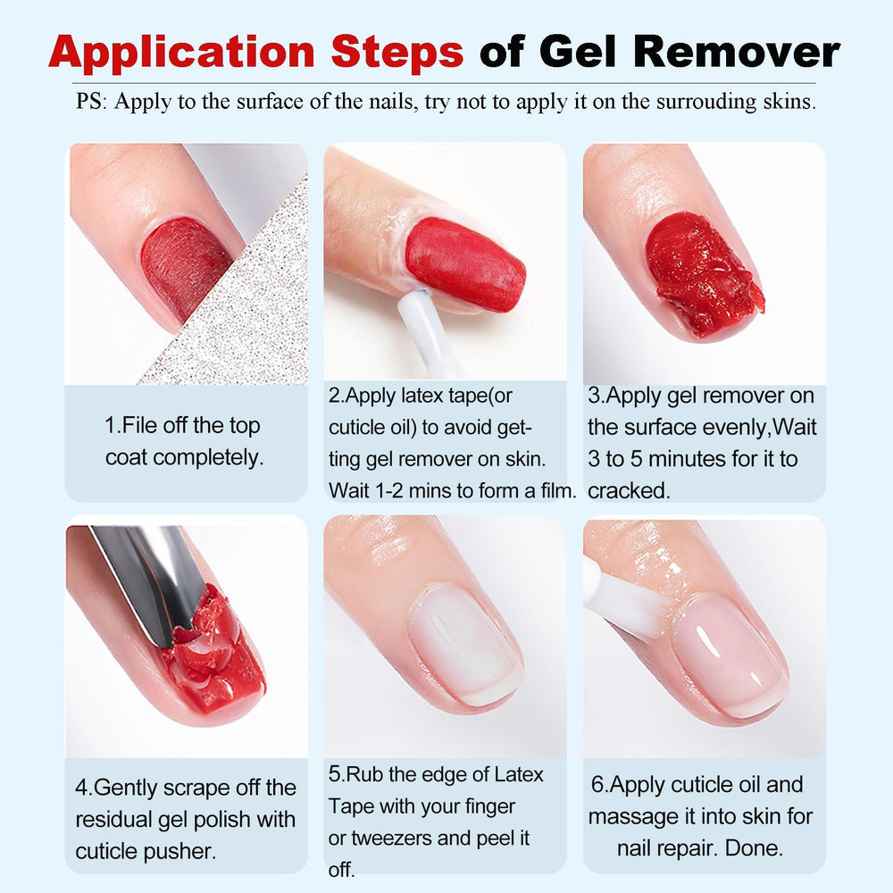 LOUINSTIC Gel Polish Remover bottle with compact packaging in home kit