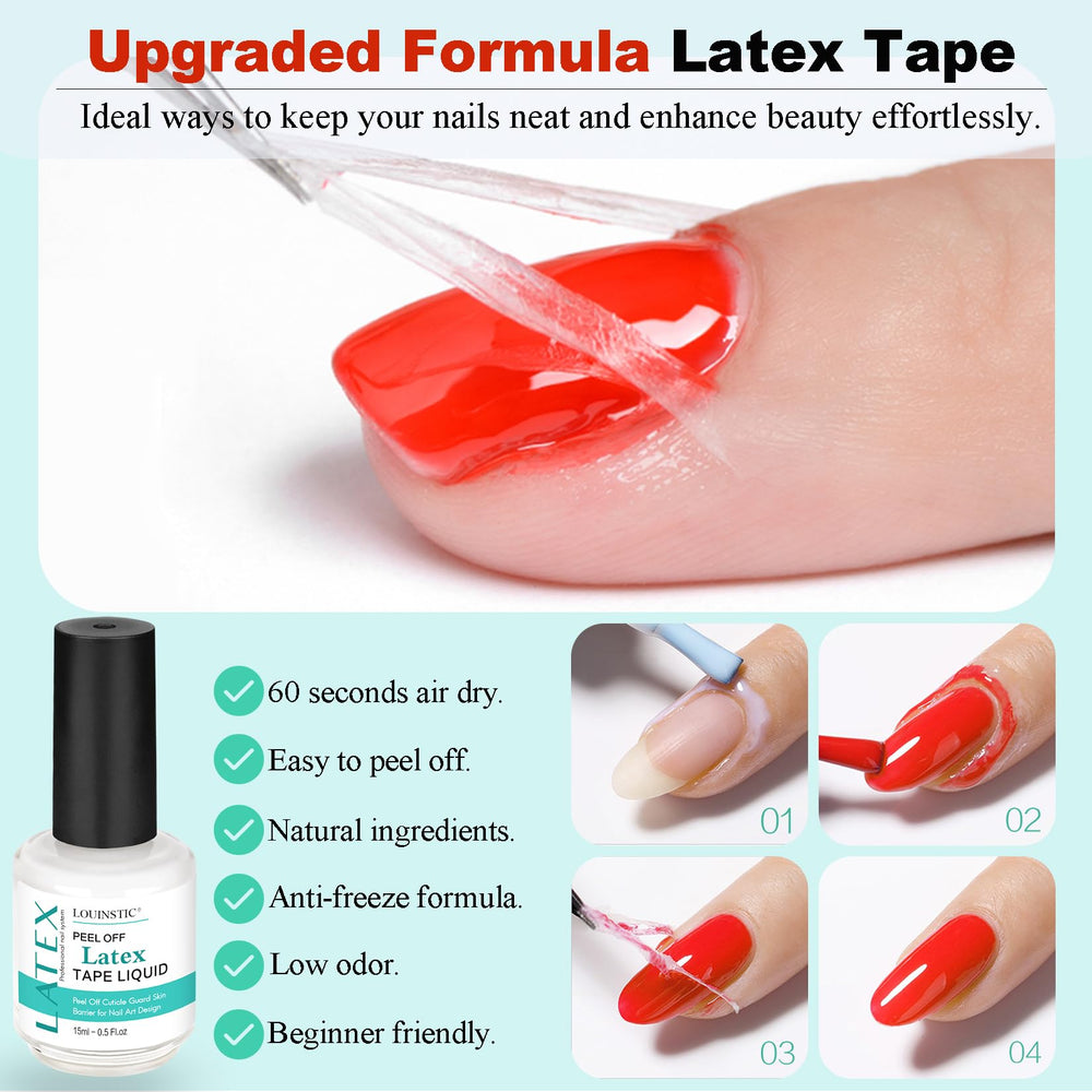 LOUINSTIC nail file included to shape nails after removal.