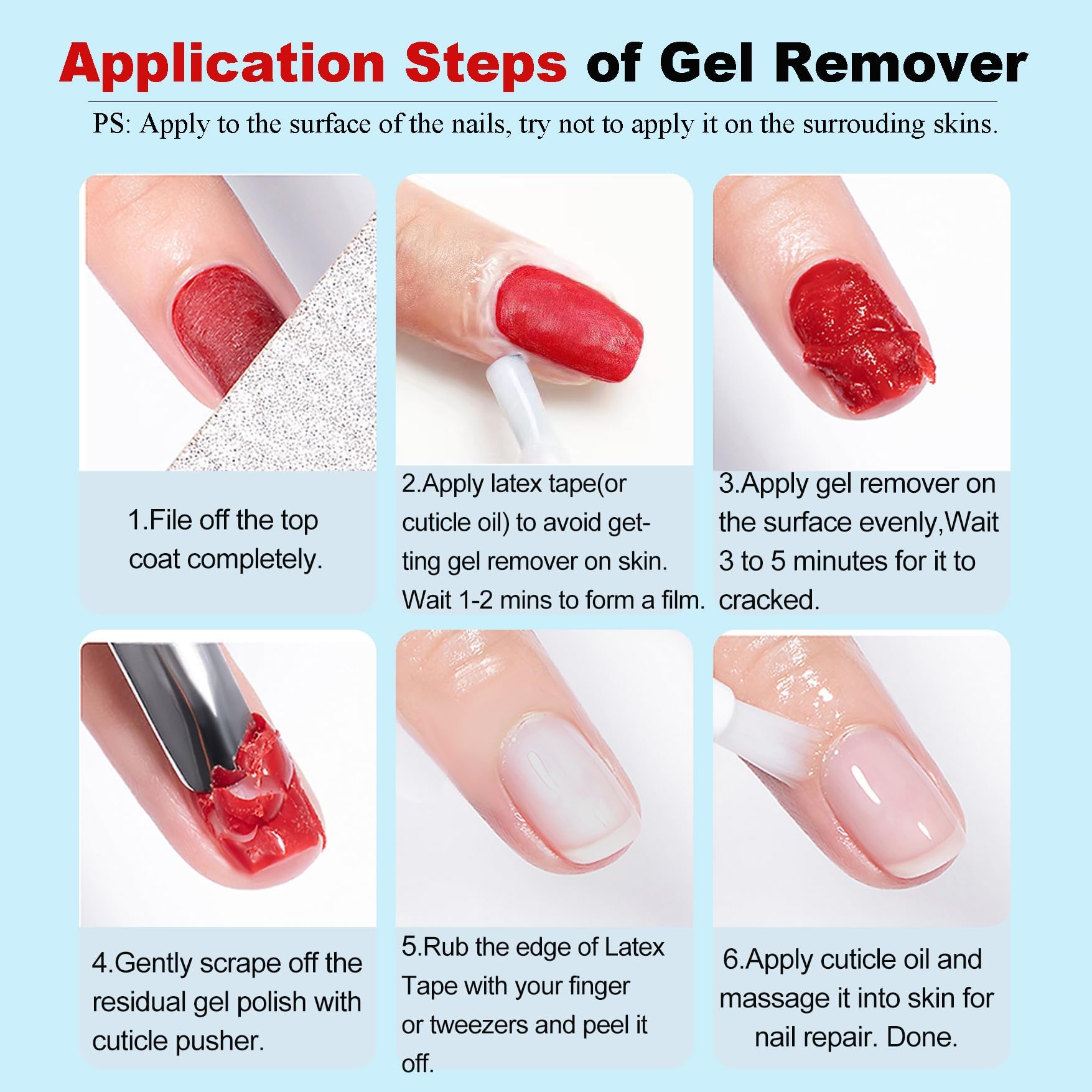 LOUINSTIC removal in 2–5 minutes saves time during routine manicure