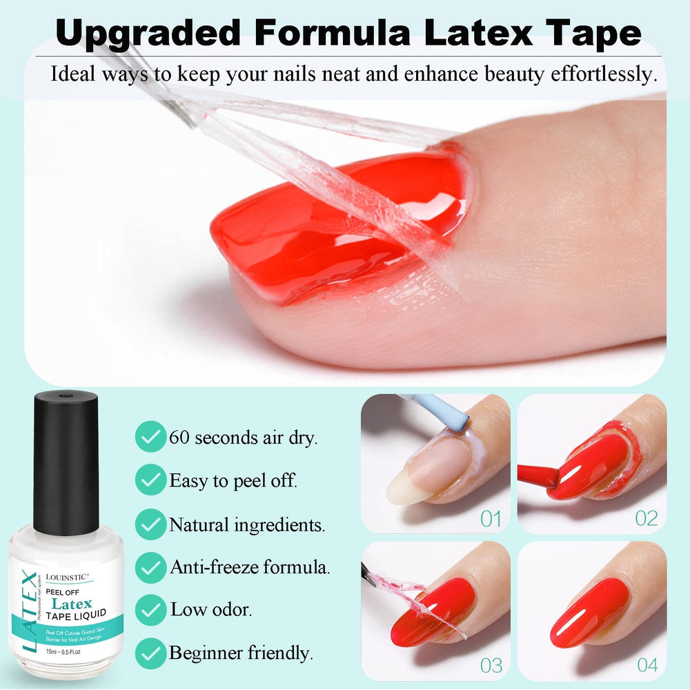 LOUINSTIC compact kit is easy to store for home manicure sessions.