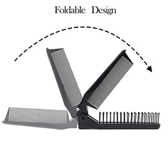 Louise Maelys double-headed anti-static comb close-up for smooth glide