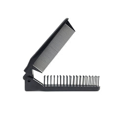 Louise Maelys portable folding hair brush open view for travel-friendly compact grooming