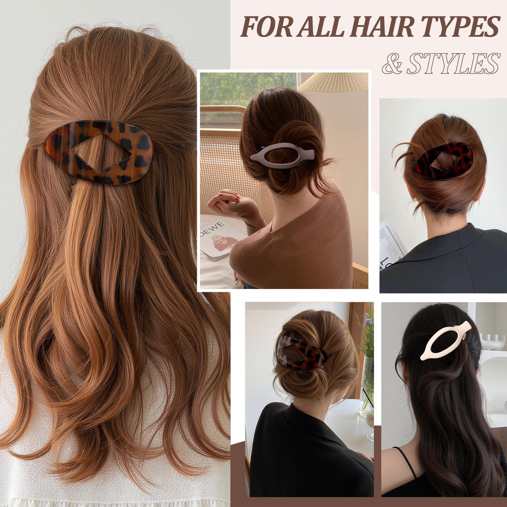 Lourny flat-back clip is ideal for driving with secure, non-disruptive wear.