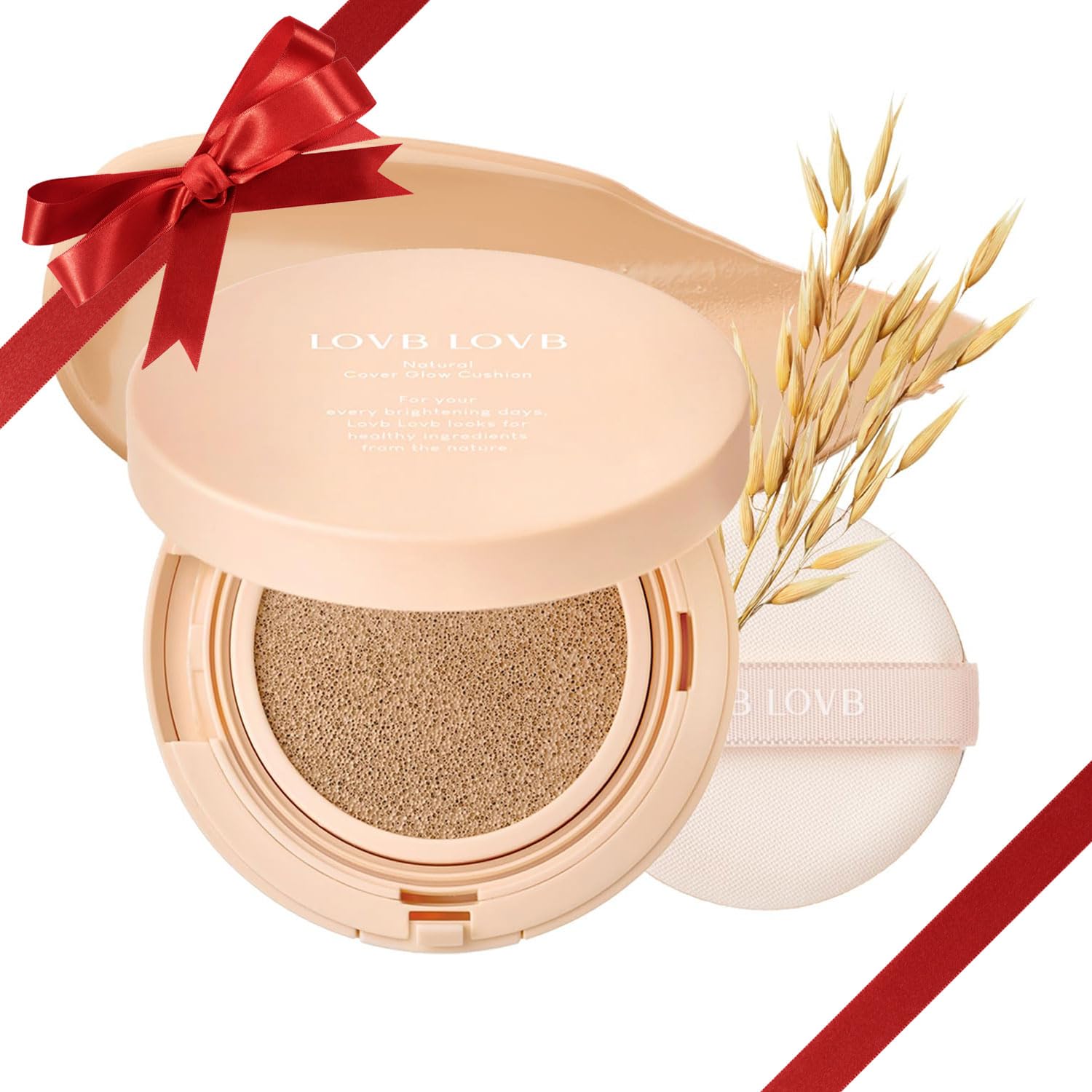 lovb-lovb cushion compact close-up with satin glow for natural-looking skin