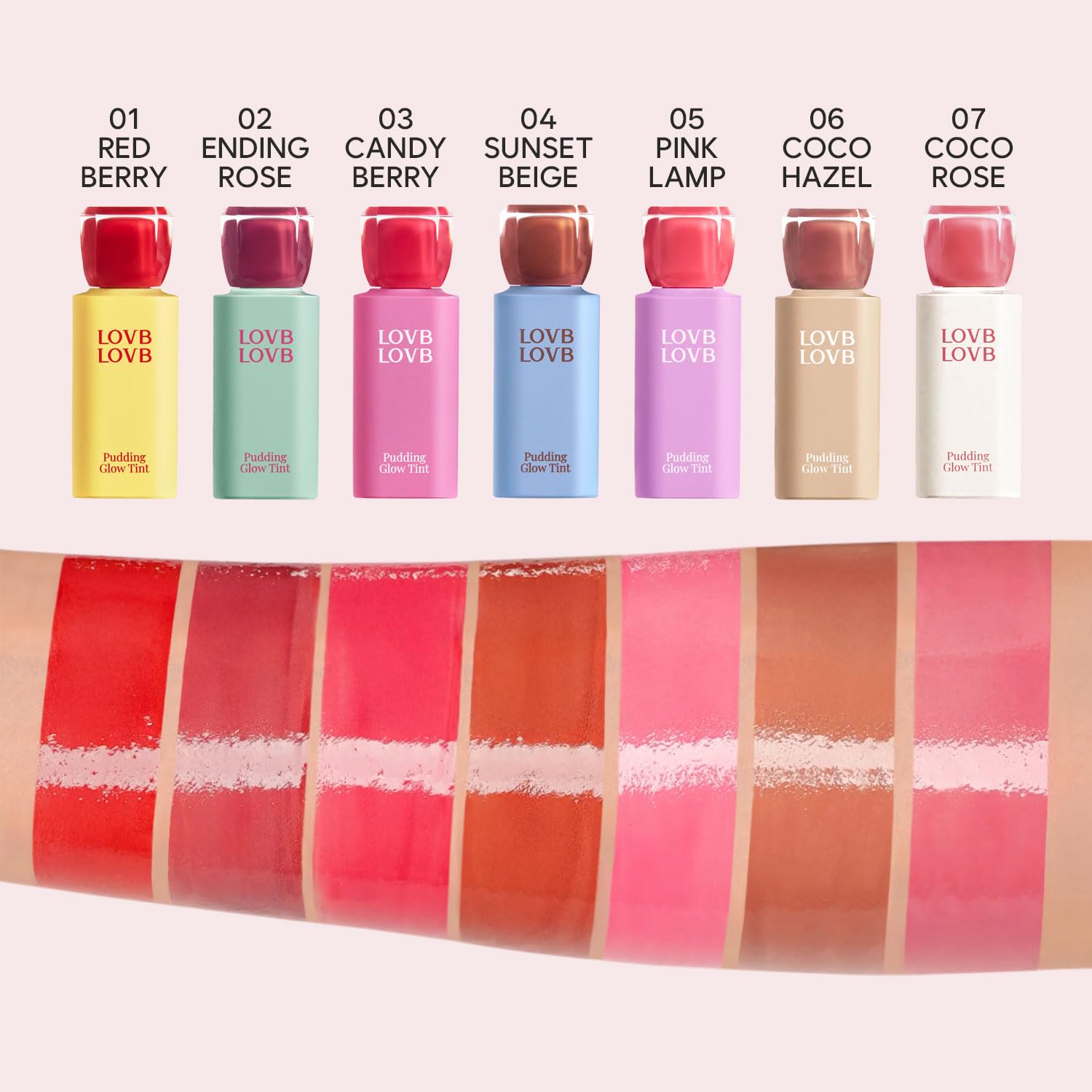 LOVB LOVB Pudding Glow lip tint gloss-to-stain texture feels non-sticky