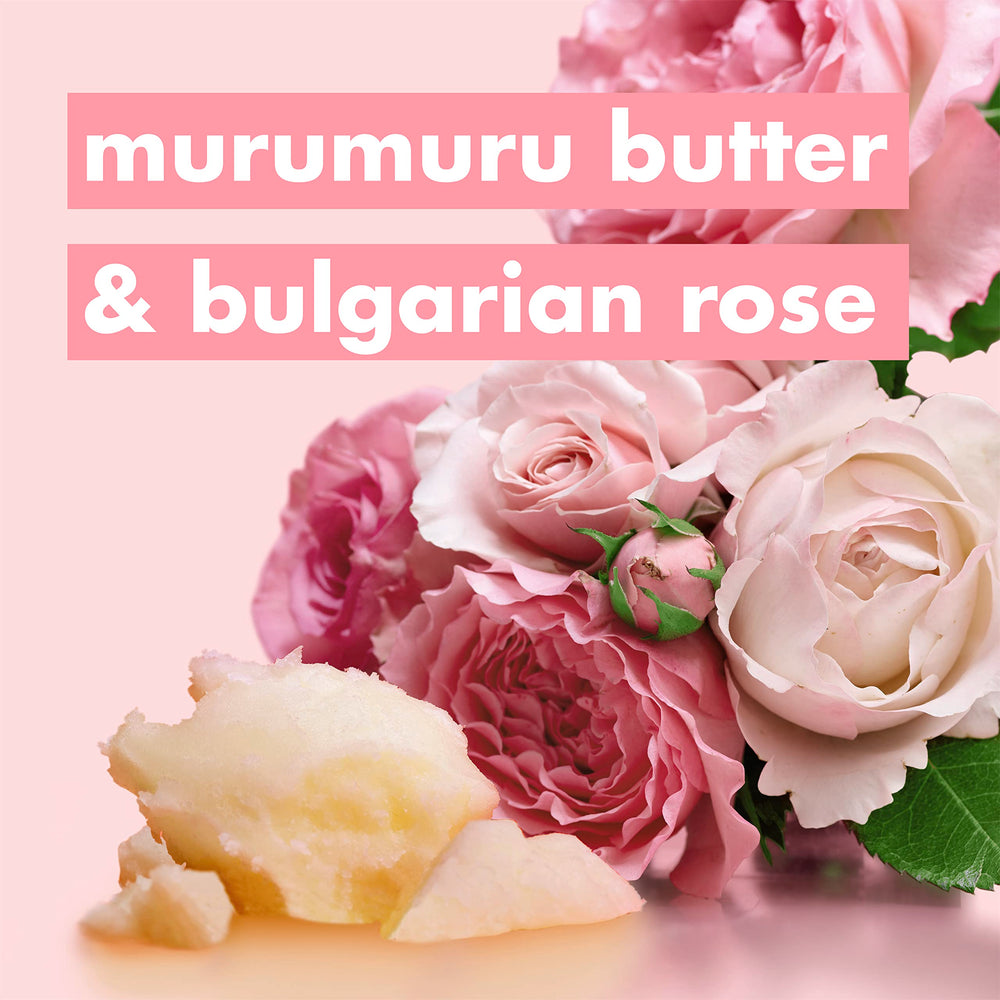 Love Beauty and Planet Blooming Color Shampoo label highlights sulfate-free vegan formula