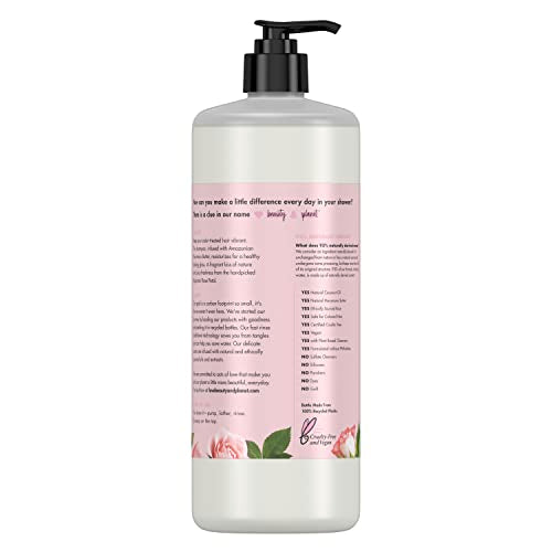 Love Beauty and Planet Blooming Color Shampoo pump for easy, gentle cleansing