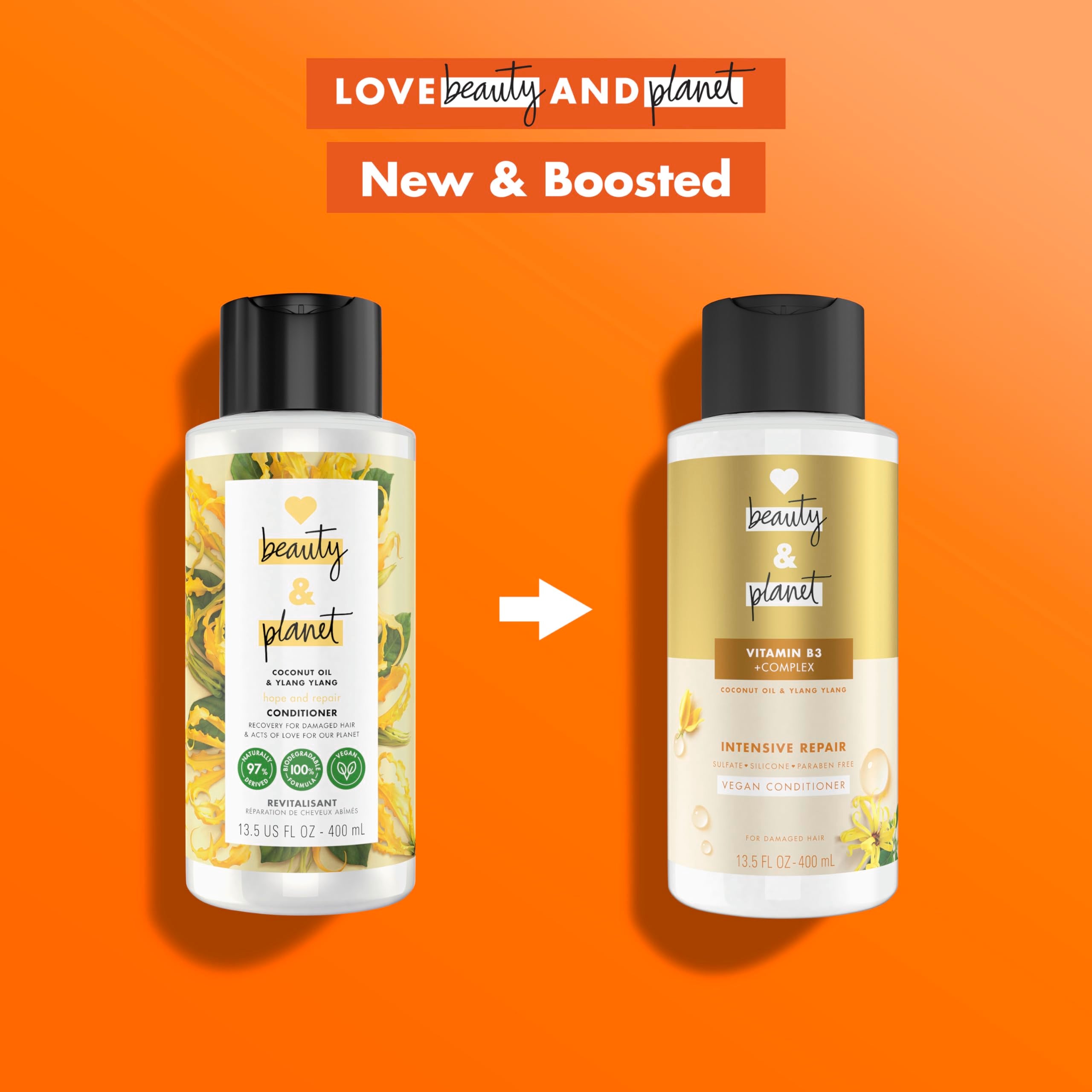 Love Beauty and Planet ylang ylang fragrance note in conditioner