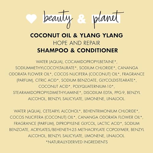 Love Beauty And Planet conditioning routine closeup for daily rejuvenation.