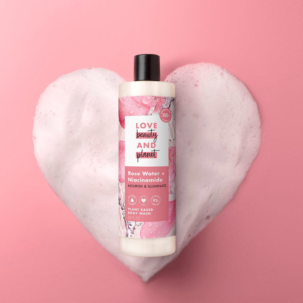 Love Beauty and Planet rinse-ready moment shows easy daily use