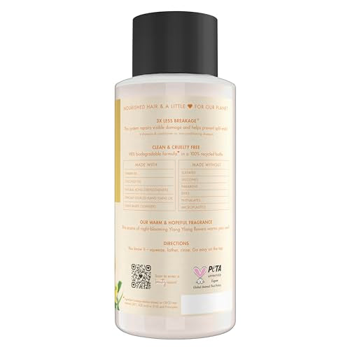 Love Beauty and Planet shampoo coconut oil closeup emphasizes nourishing oil for moisturized hair.