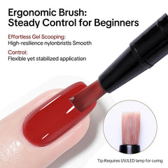 Love Easy portable gel polish kit ideal for travel touch-ups.