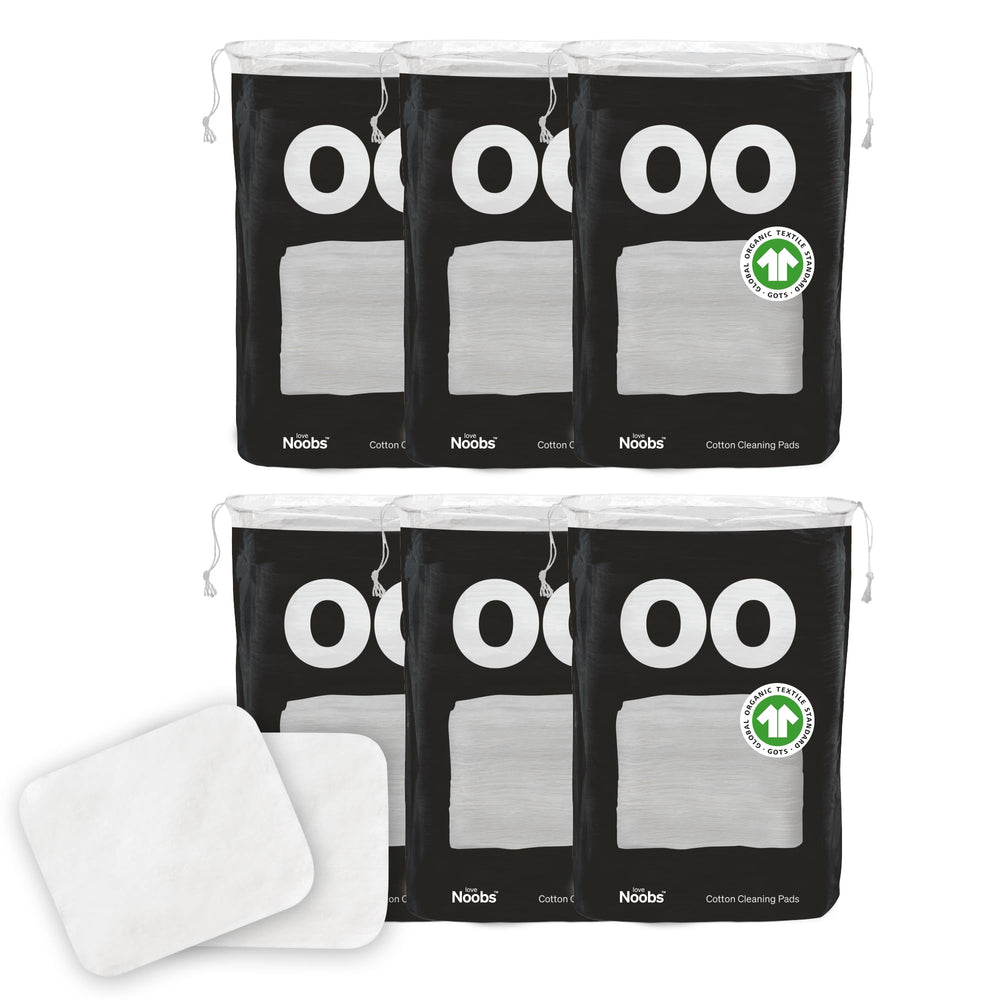 Love Noobs baby cotton pad for diaper change, gentle and lint-free.