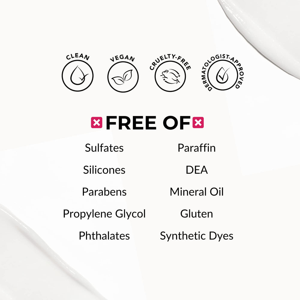 Love Ur Curls fragrance-free all-in-one styler pump-out showing easy application for smooth waves