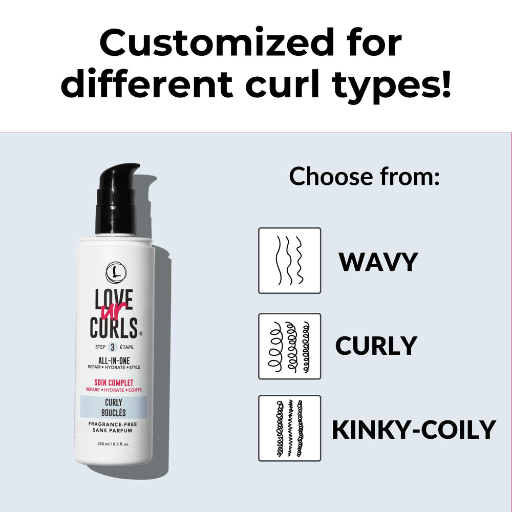 Love Ur Curls defined curls closeup shows soft non-crunch finish