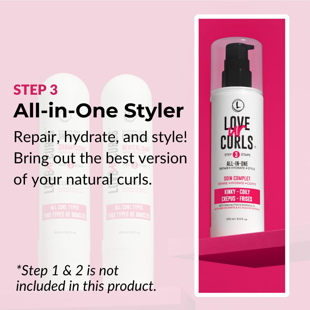 Close-up of Love Ur Curls curl cream texture for a non-sticky finish