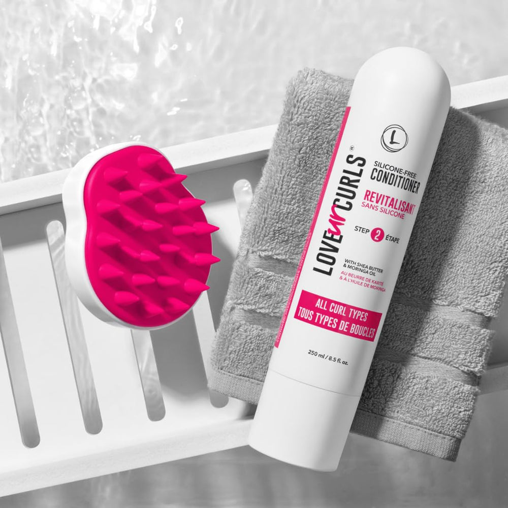 Love Ur Curls packaging shot highlights vegan, cruelty-free, gluten-free formula
