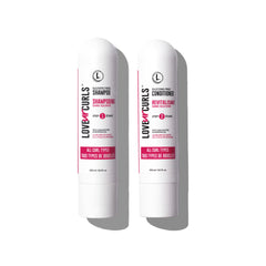 Love Ur Curls shampoo bottle for gentle cleansing that preserves natural oils