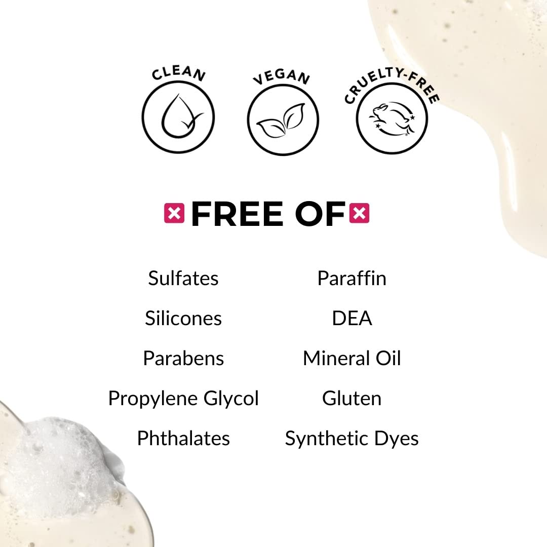 Love Ur Curls Shampoo foam-lather demonstrates gentle cleanse without stripping natural oils.