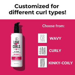 Love Ur Curls ultra hydrating detangling conditioner jar smooths detangling and reduces breakage.