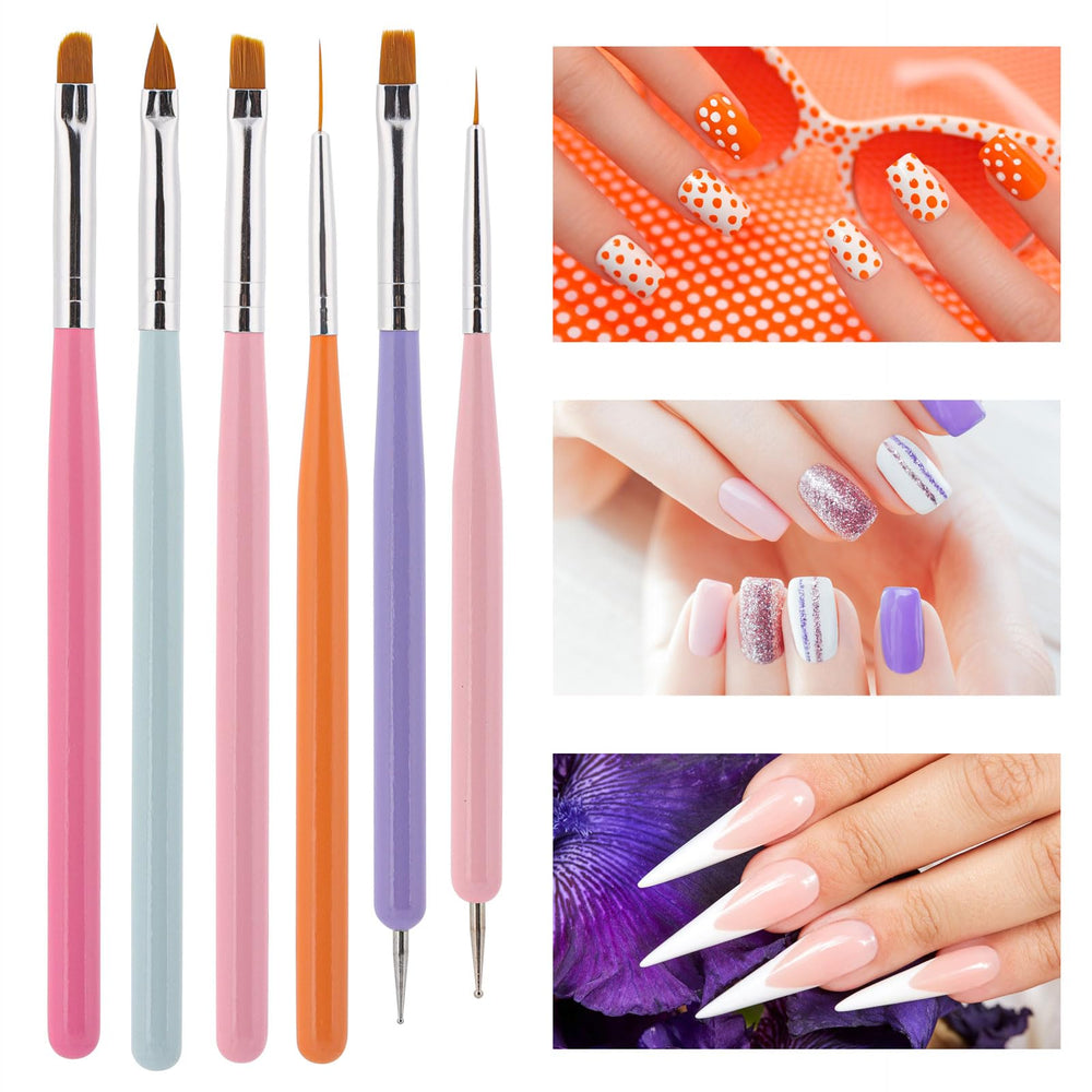 LoveBB dotting pen and liner brushes enable detailed nail art.