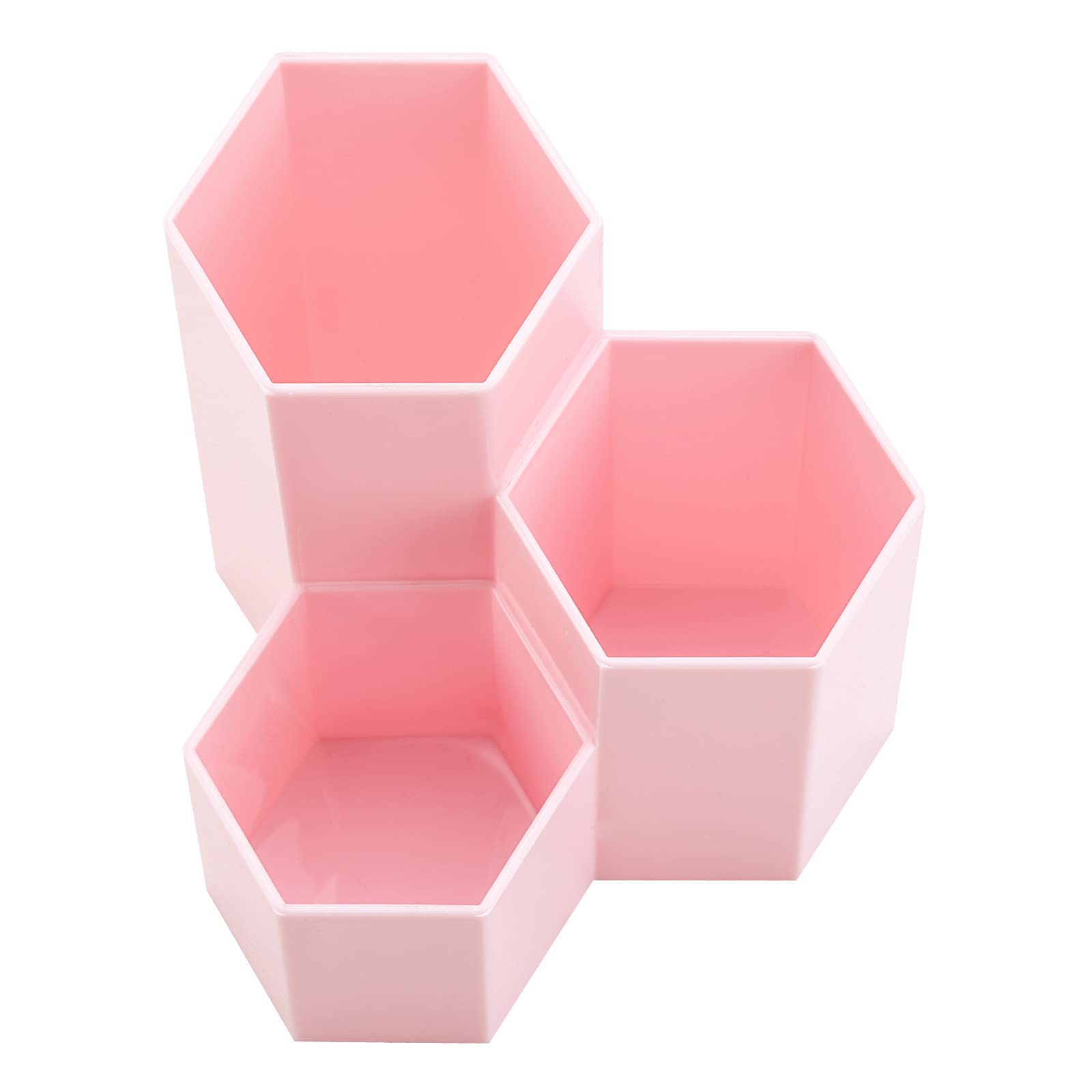 LoveBB makeup brush holder pink closeup highlights stylish decor compatibility.