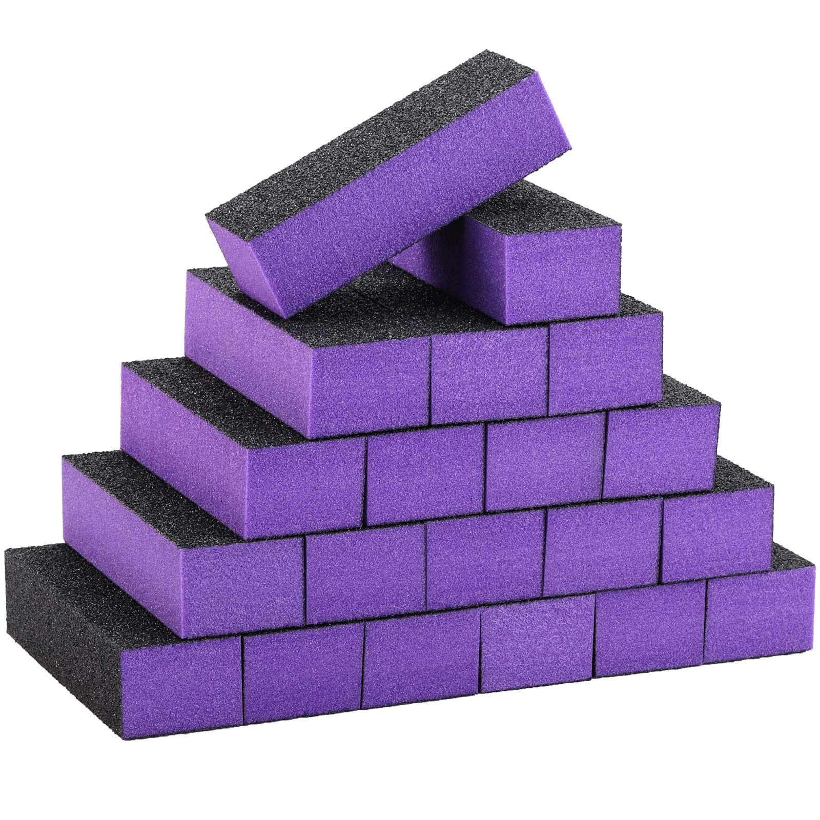 LoveBB nail buffer block 3-sides purple-black for smooth surfaces at home