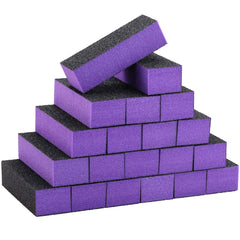 LoveBB nail buffer block 3-sides purple-black for smooth surfaces at home
