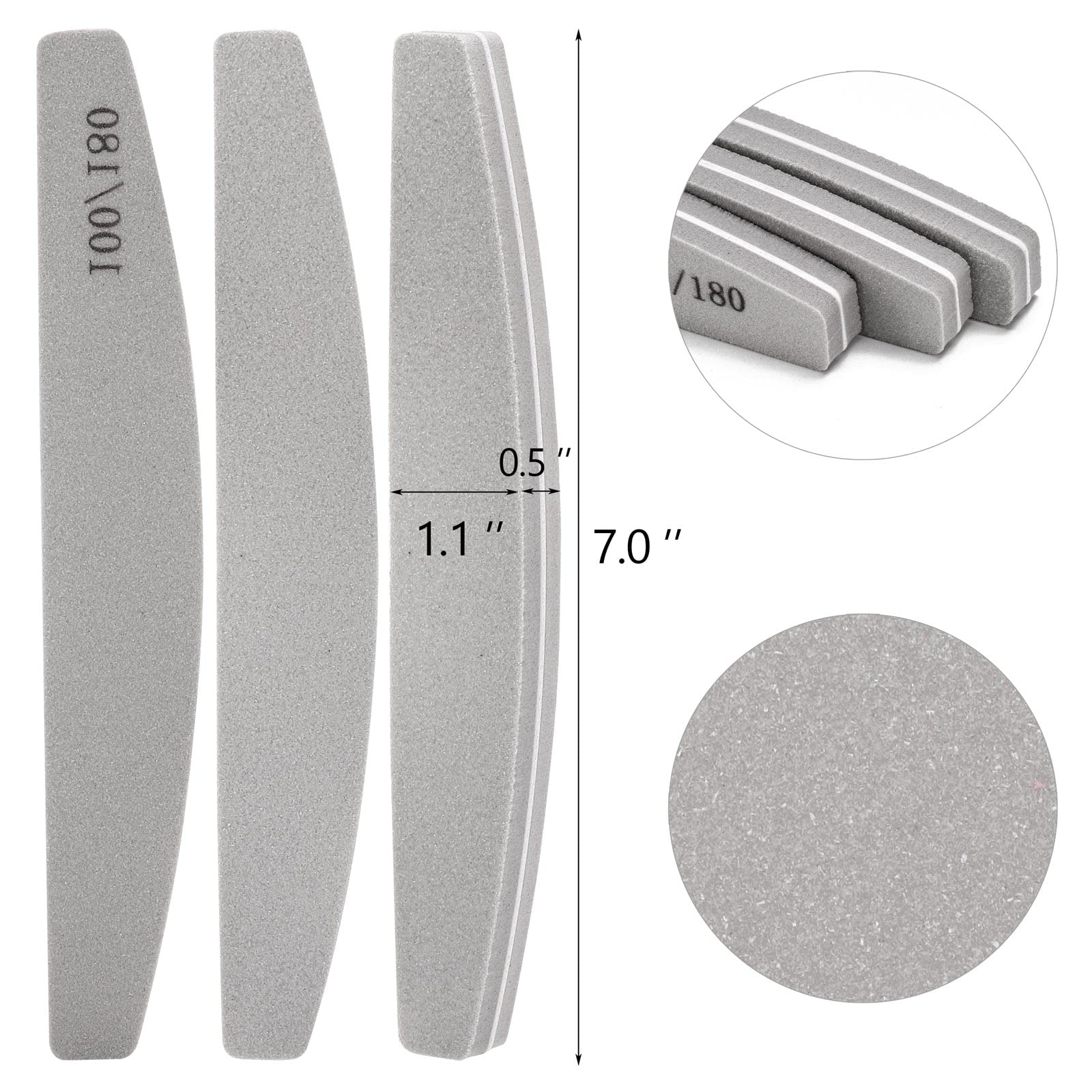 LoveBB nail buffer 100/180 grit with coarse and fine sides for shaping and smoothing.