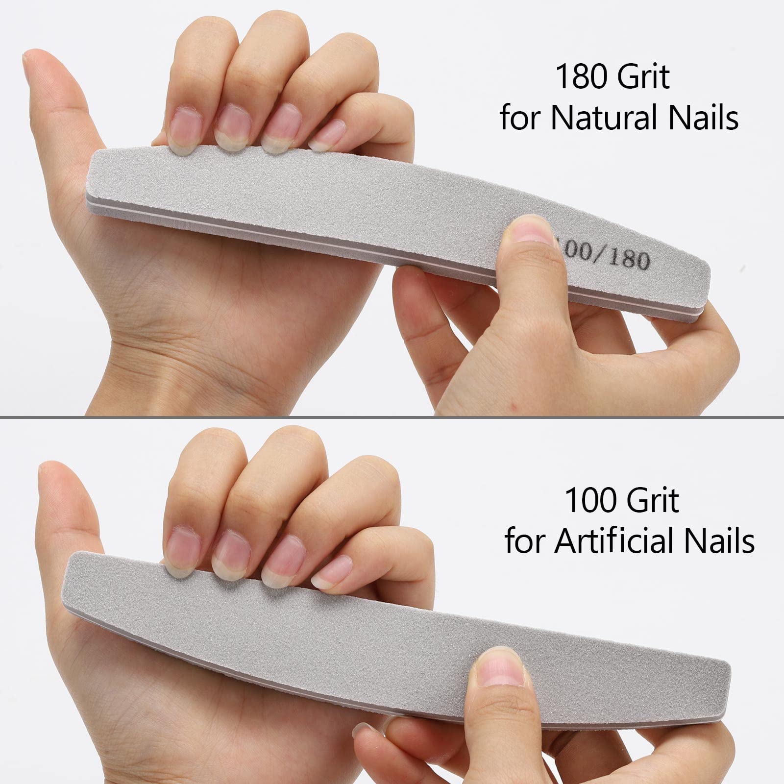 LoveBB nail buffer size 7x1.1x0.5 inch for compact salon or home use.