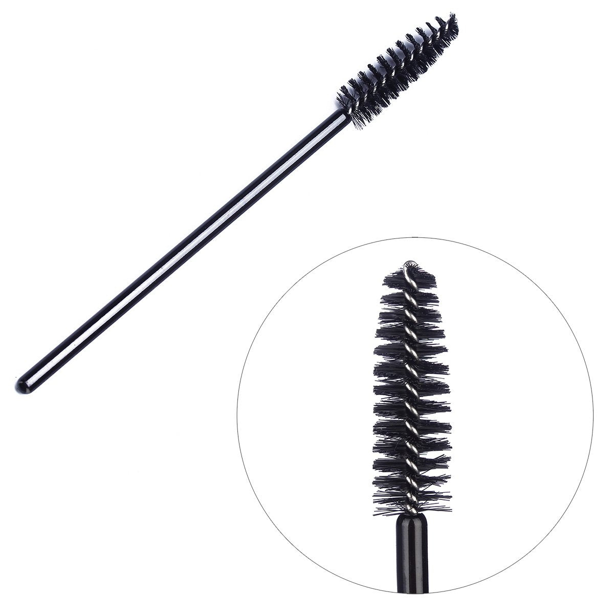 LoveBB spoolies for eyelash extensions with bendable heads aid precise lash separation.