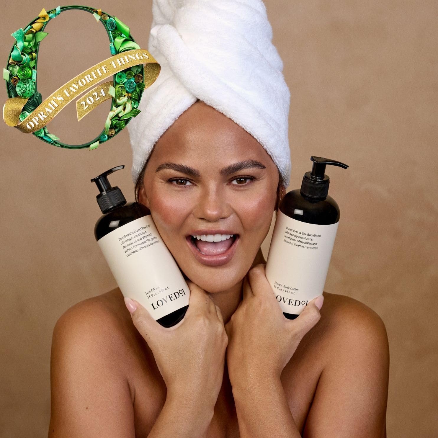 Loved01 hand lotion applying on skin demonstrating smooth absorption