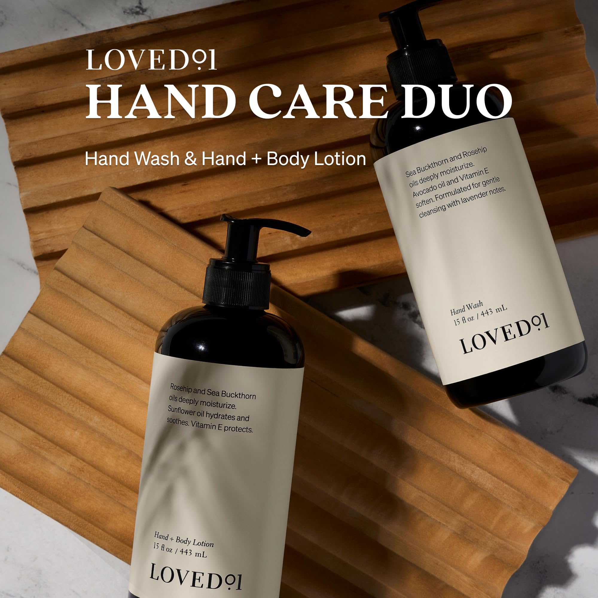 Loved01 Hand Wash soft-lavender-scent offers a calming, spa-like experience.